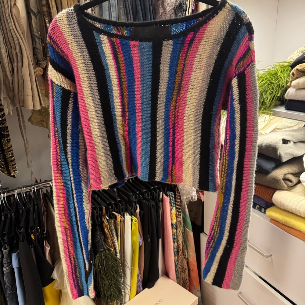 Elder statesman cropped sweater